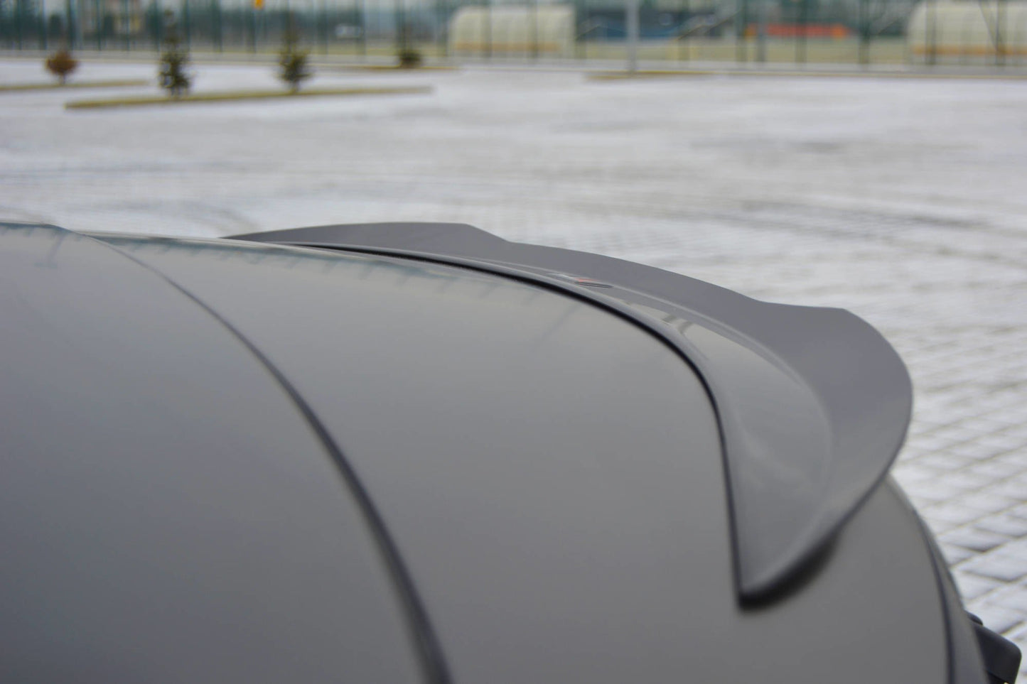 Spoiler CAP für JAGUAR XF X250 SPORTBRAKE schwarz matt