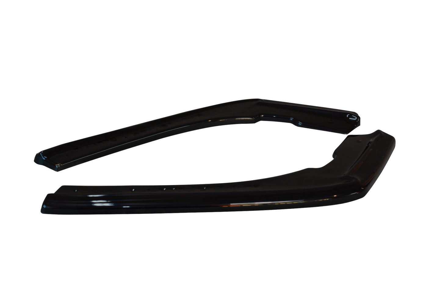 Heck Ansatz Flaps Diffusor für BMW 3er F30 PHASE-II SEDAN M-SPORT schwarz matt