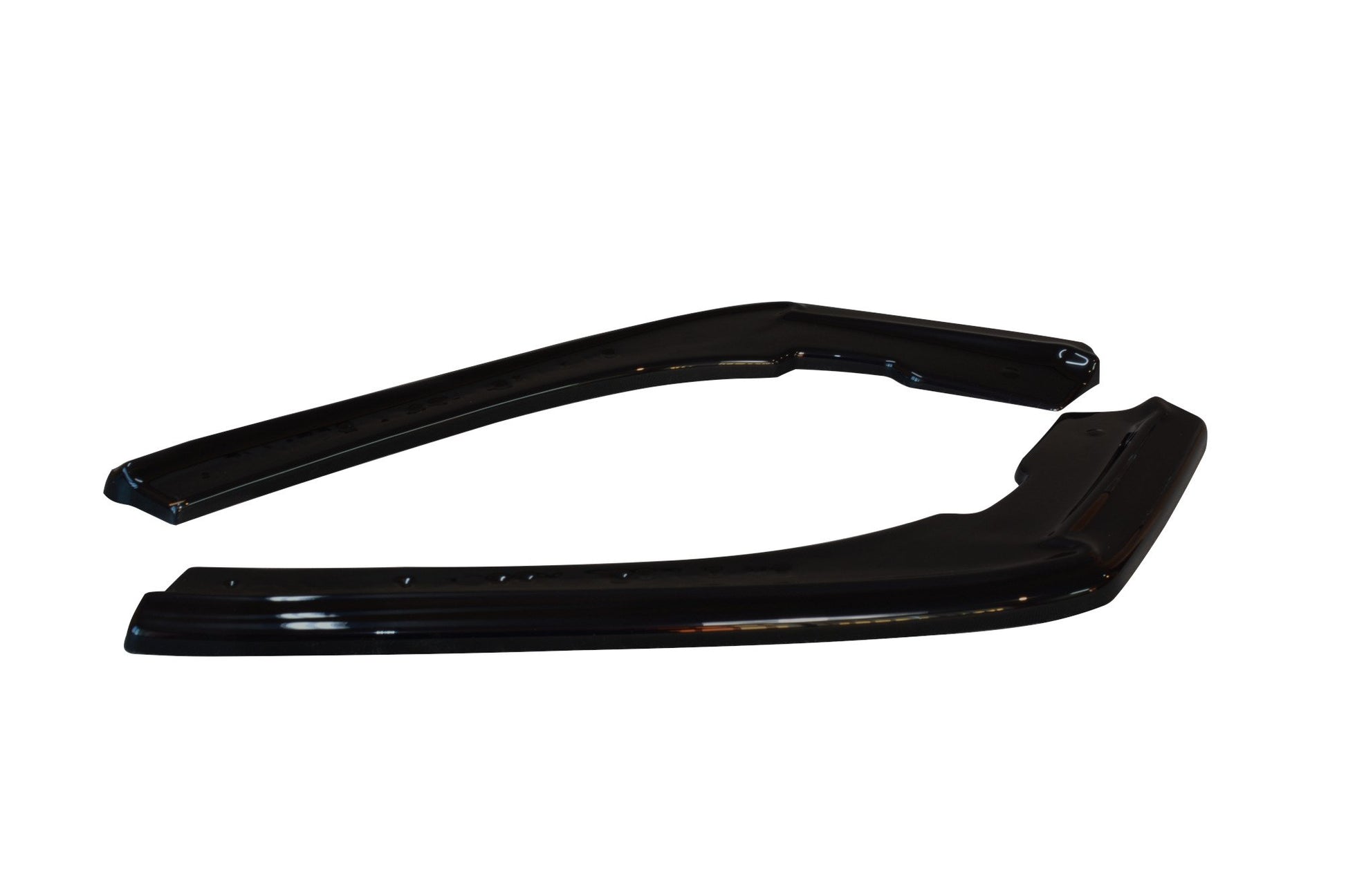 Heck Ansatz Flaps Diffusor für BMW 3er F30 PHASE-II SEDAN M-SPORT schwarz Hochglanz