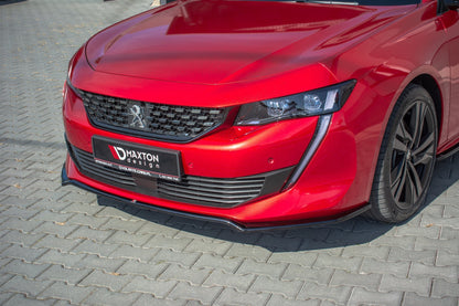 Front Ansatz V.1 für Peugeot 508 Mk2 schwarz matt