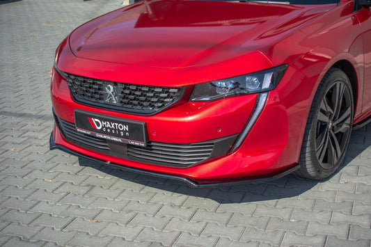 Front Ansatz V.1 für Peugeot 508 Mk2 schwarz matt
