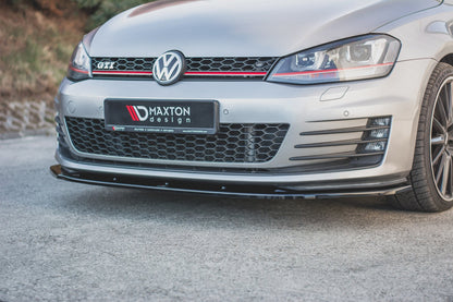 Front Ansatz V.1 für VW Golf 7 GTI  schwarz matt