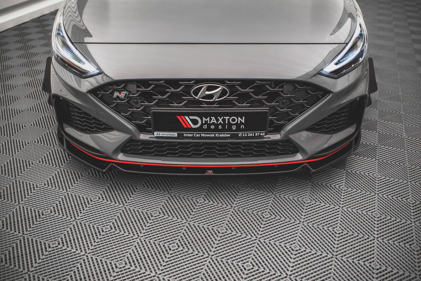 Front Ansatz V.2 für Hyundai I30 N Hatchback/Fastback Mk3 Facelift Carbon Look
