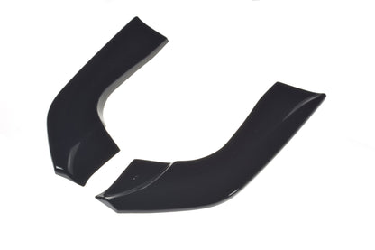 Heck Ansatz Flaps Diffusor für BMW X5 E70 Facelift M Paket schwarz Hochglanz