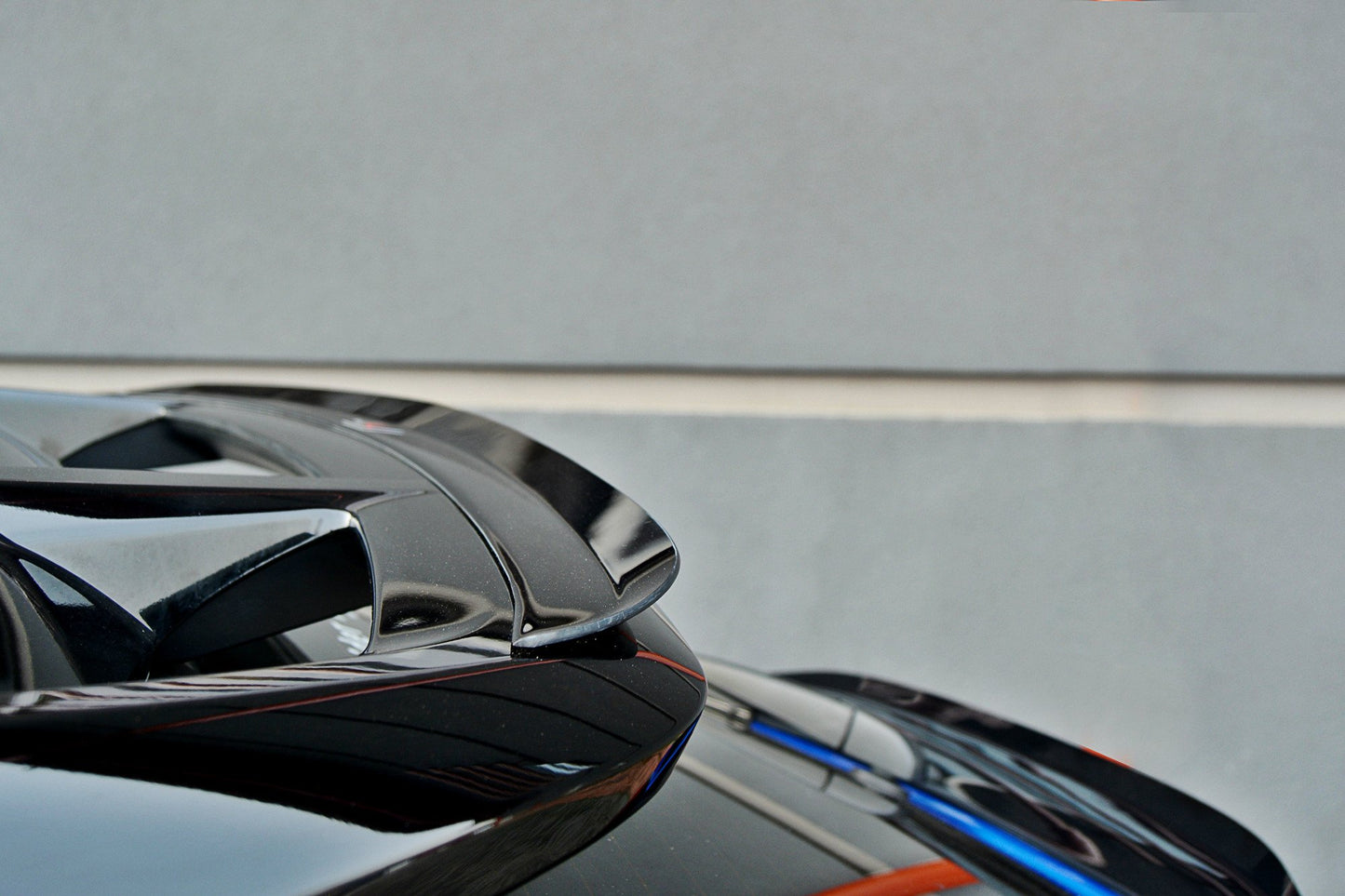 Spoiler CAP V.2 für TOYOTA C-HR schwarz Hochglanz
