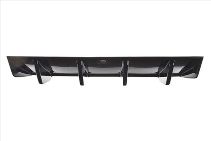 Diffusor Heck Ansatz für Audi RS3 8V FL Limousine schwarz matt