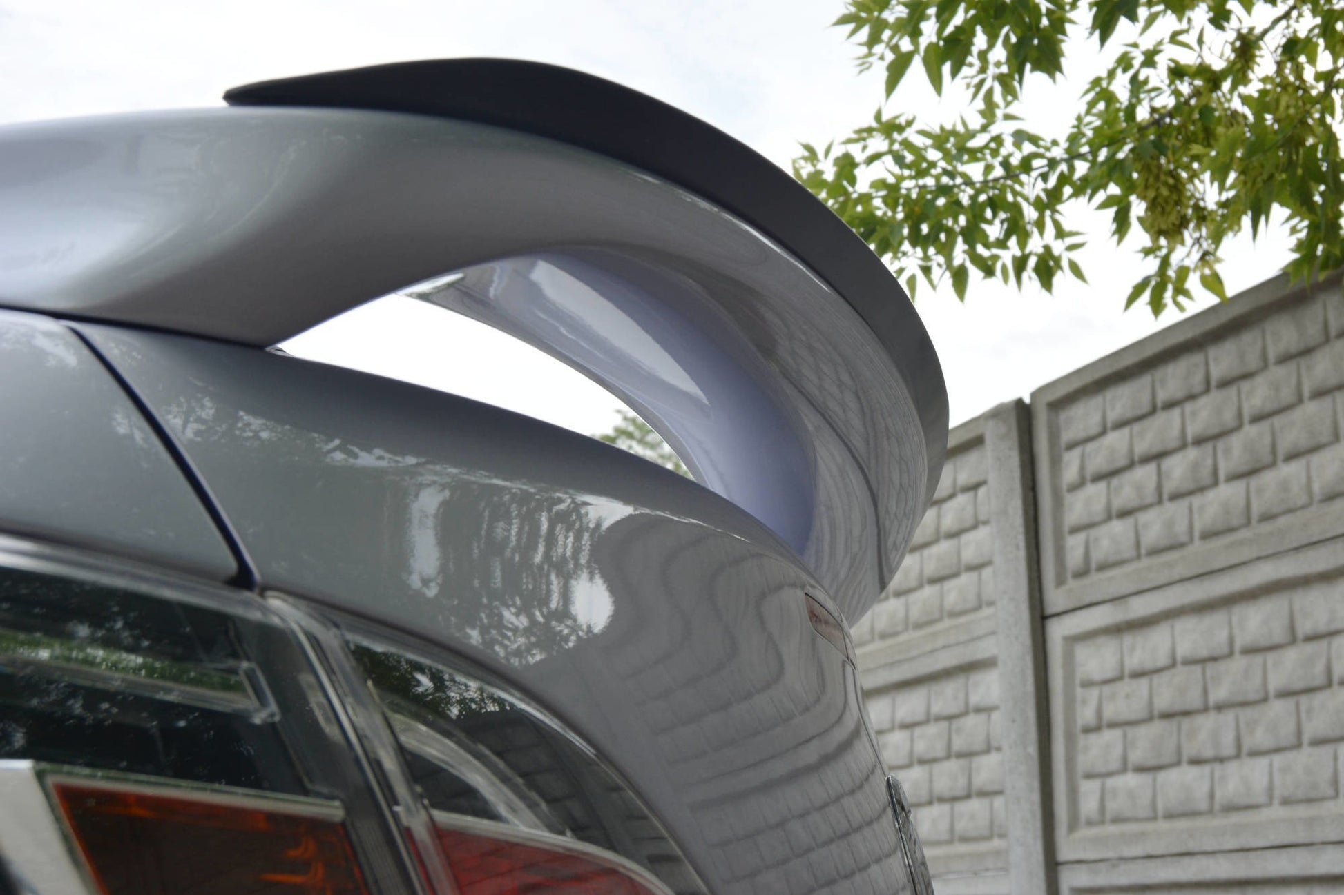 Spoiler CAP für MAZDA 6 MK2 SPORT HATCH (GH-SERIES) vor Facelift schwarz matt