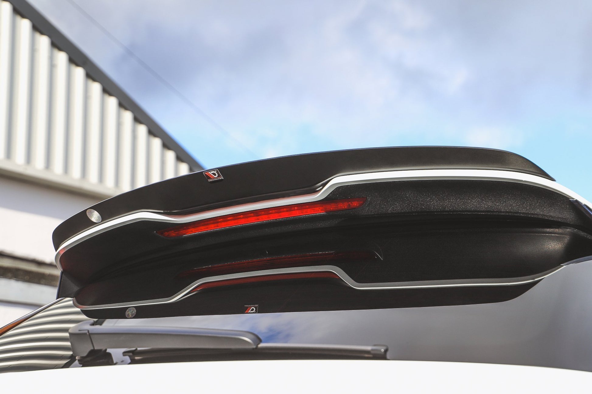Spoiler CAP V.2 für Audi RS3 8V / 8V FL Sportback schwarz Hochglanz