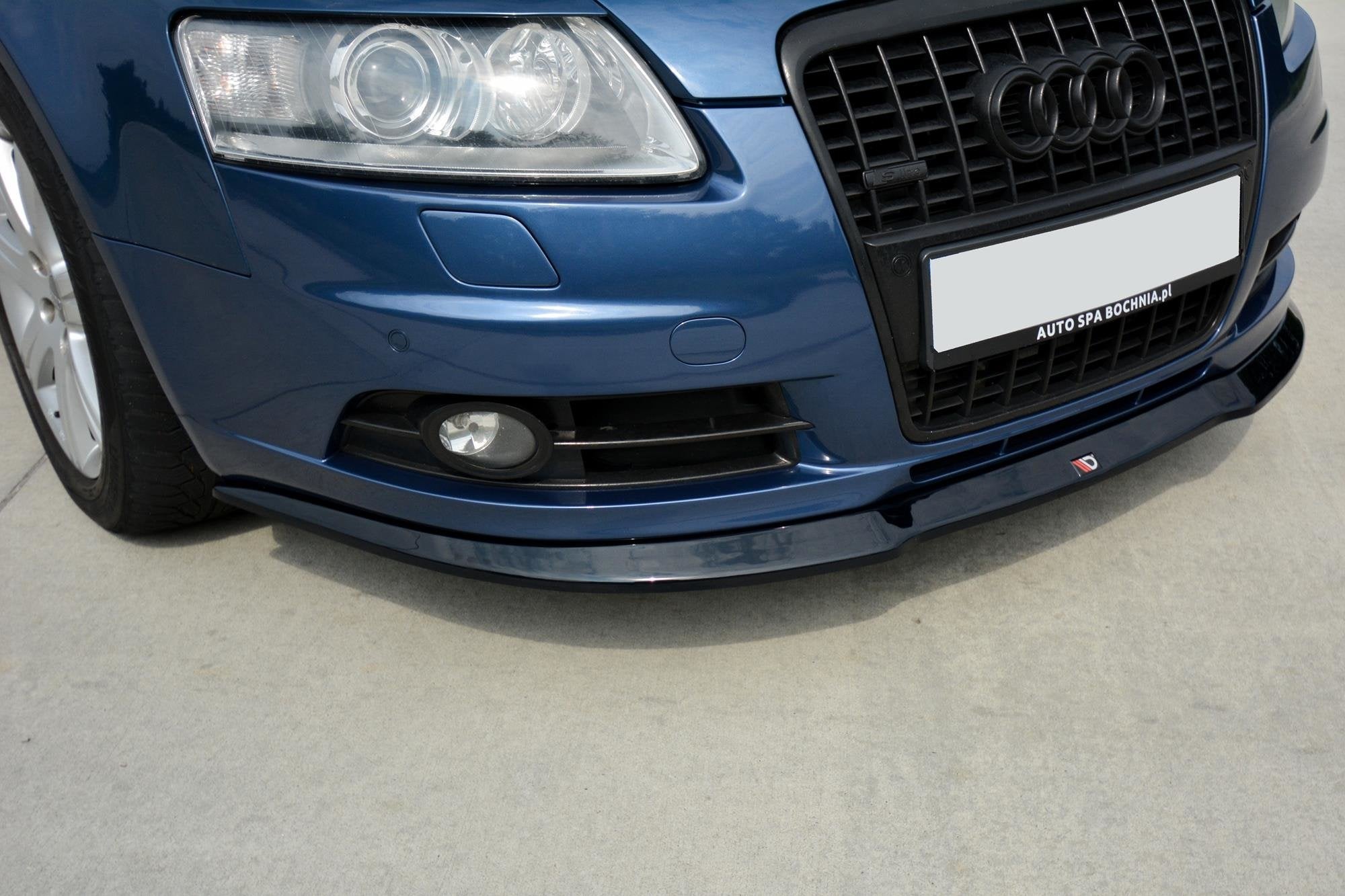Front Ansatz für Audi A6 S-Line C6 schwarz matt – Tuning King