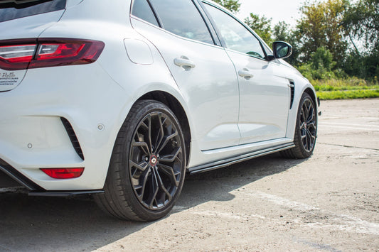 Seitenschweller Ansatz für Renault Megane IV RS schwarz Hochglanz