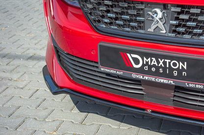 Front Ansatz V.1 für Peugeot 508 Mk2 schwarz matt