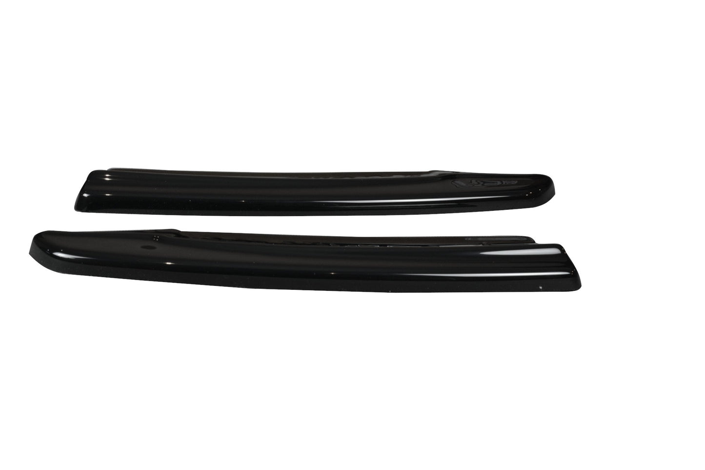 Heck Ansatz Flaps Diffusor für Mercedes CLA C117 AMG-LINE FACELIFT schwarz matt