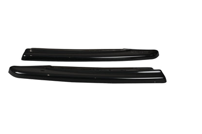 Heck Ansatz Flaps Diffusor für Mercedes CLA C117 AMG-LINE FACELIFT schwarz Hochglanz