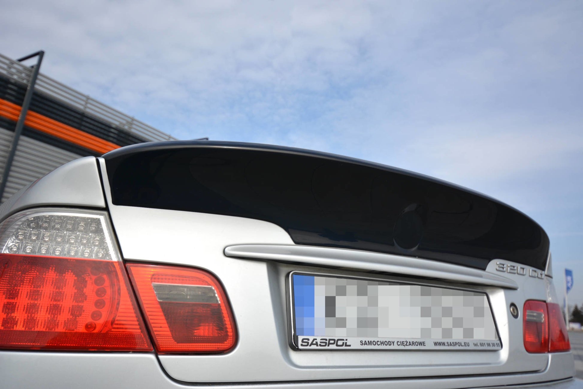 Heckspoiler / KOFFERRAUMDECKEL Erweiterung BMW 3er E46 COUPE  < M3 CSL LOOK > (ZUM MALEN)