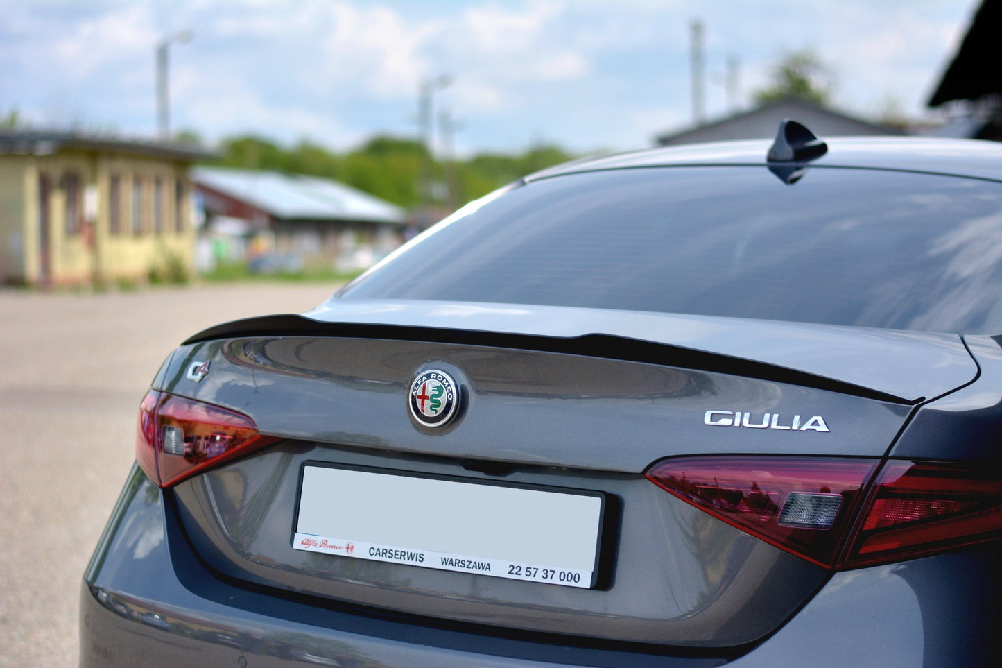 Spoiler CAP für ALFA ROMEO GIULIA VELOCE Carbon Look