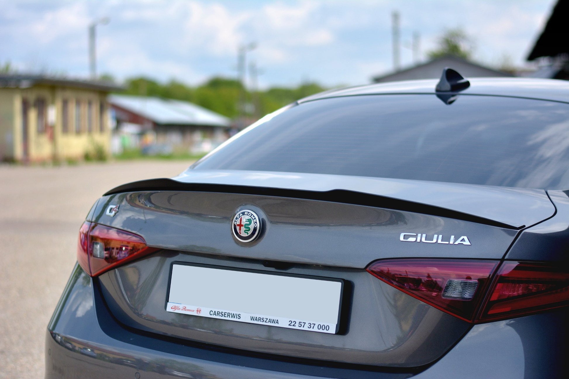 Spoiler CAP für ALFA ROMEO GIULIA VELOCE Carbon Look
