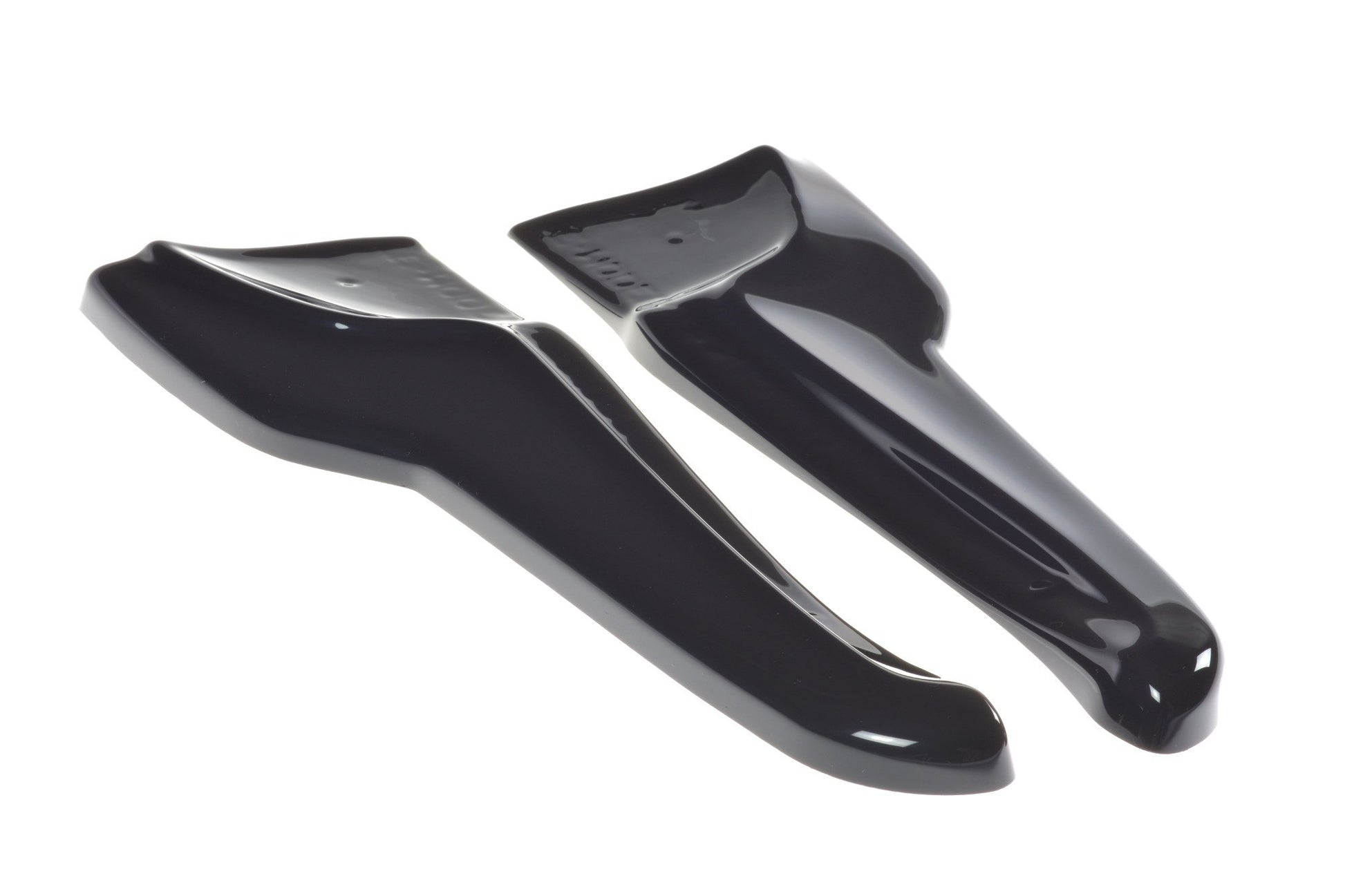 Heck Ansatz Flaps Diffusor V.2 für TESLA MODEL X  schwarz matt