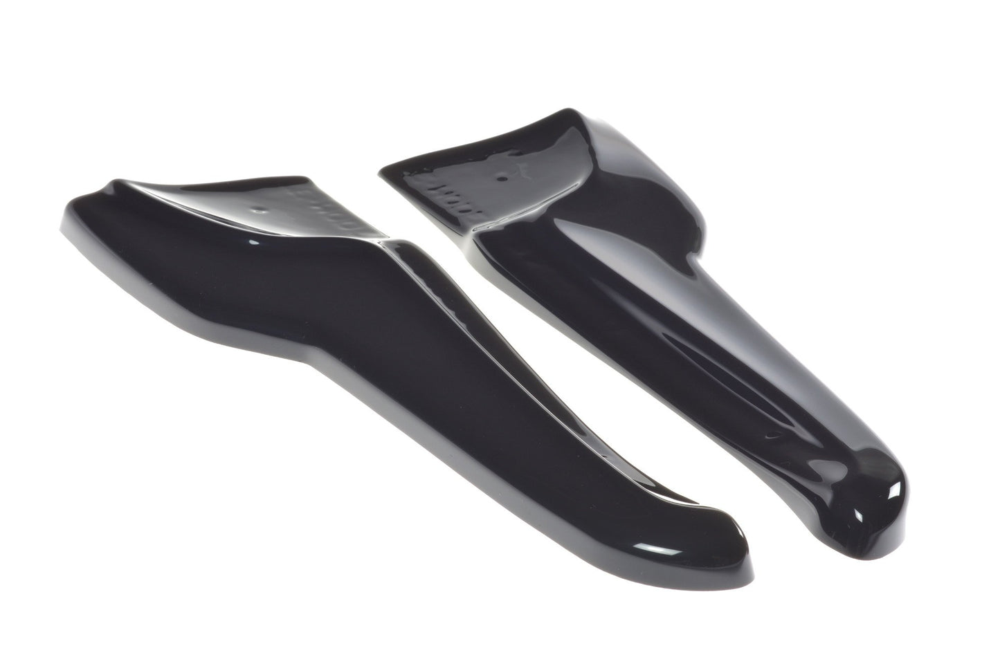 Heck Ansatz Flaps Diffusor V.2 für TESLA MODEL X  schwarz Hochglanz