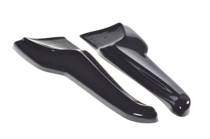 Heck Ansatz Flaps Diffusor V.2 für TESLA MODEL X  Carbon Look
