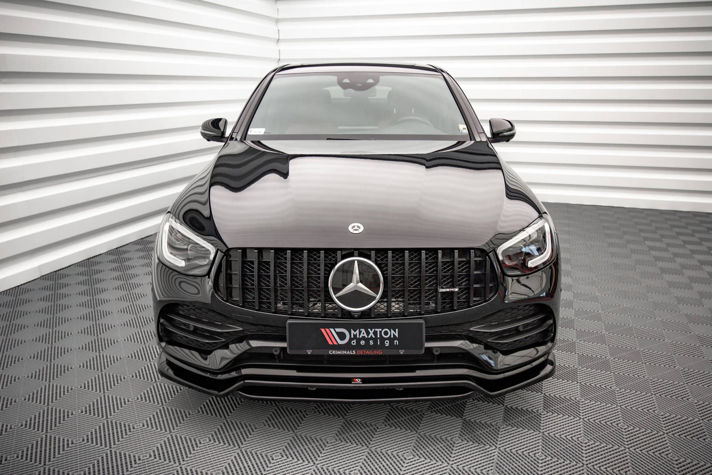 Front Ansatz für Mercedes-Benz GLC Coupe AMG-Line C253 Facelift Carbon Look