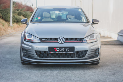 Front Ansatz V.2 für VW Golf 7 GTI  Carbon Look