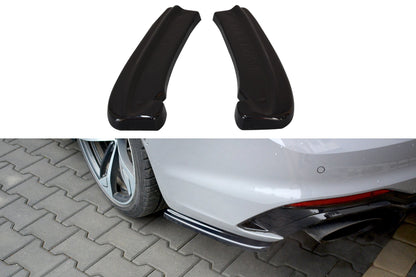 Heck Ansatz Flaps Diffusor für Audi RS5 F5 Coupe  Carbon Look