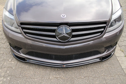 Front Ansatz für MERCEDES CL 500 C216 AMGLINE schwarz Hochglanz