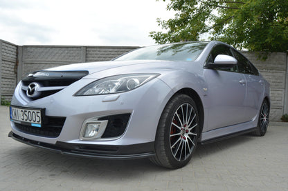 Front Ansatz für MAZDA 6 MK2 SPORT HATCH (GH-SERIES) vor Facelift Carbon Look