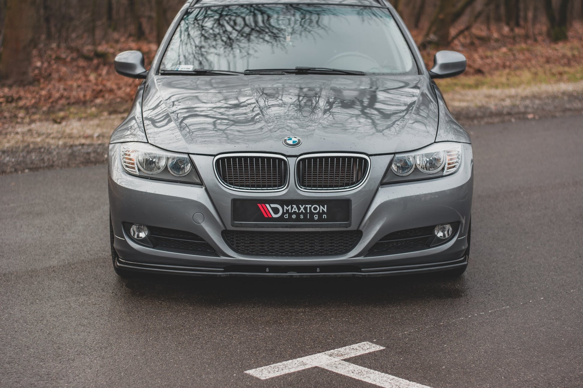 Front Ansatz V.2 für BMW 3er E90/E91 Facelift Carbon Look