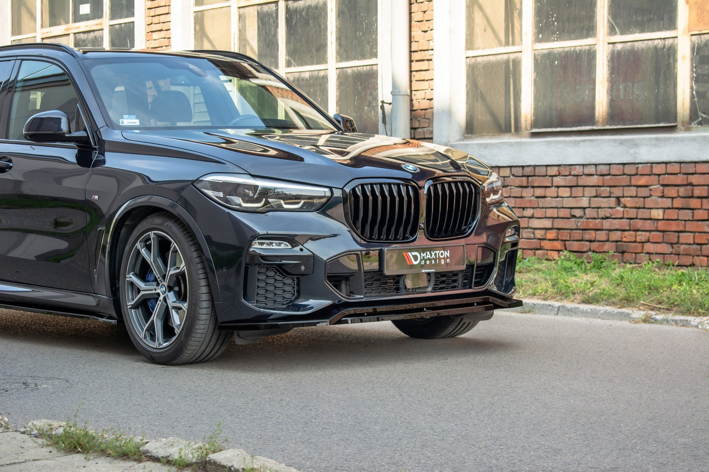 Front Ansatz für BMW X5 G05 M Paket Carbon Look