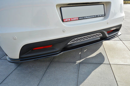 Mittlerer Diffusor Heck Ansatz für HONDA CR-Z schwarz matt