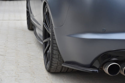 Heck Ansatz Flaps Diffusor für JAGUAR XF- R Carbon Look