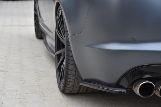 Heck Ansatz Flaps Diffusor für JAGUAR XF- R Carbon Look