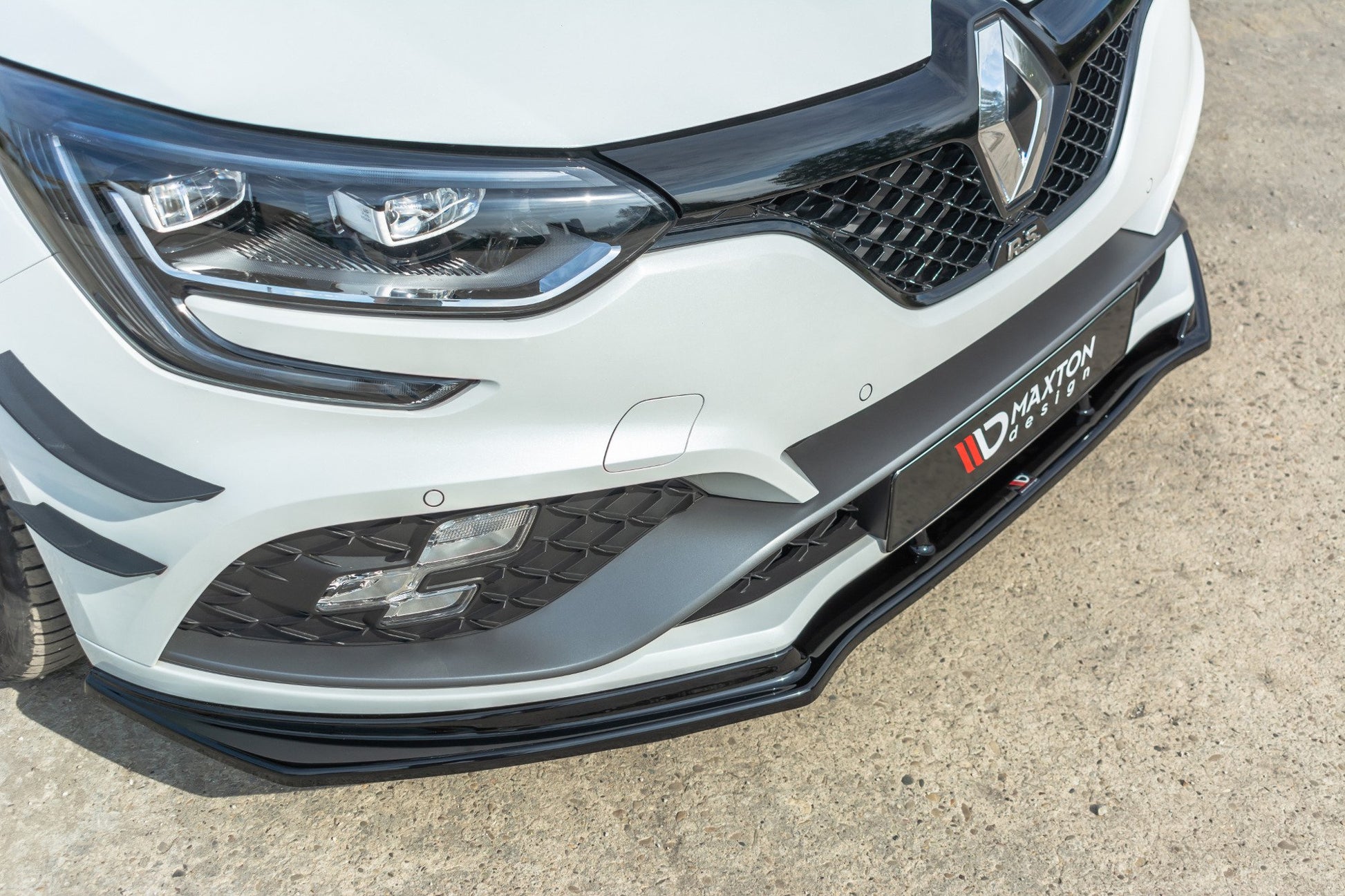 Front Ansatz V.1 für Renault Megane IV RS schwarz matt