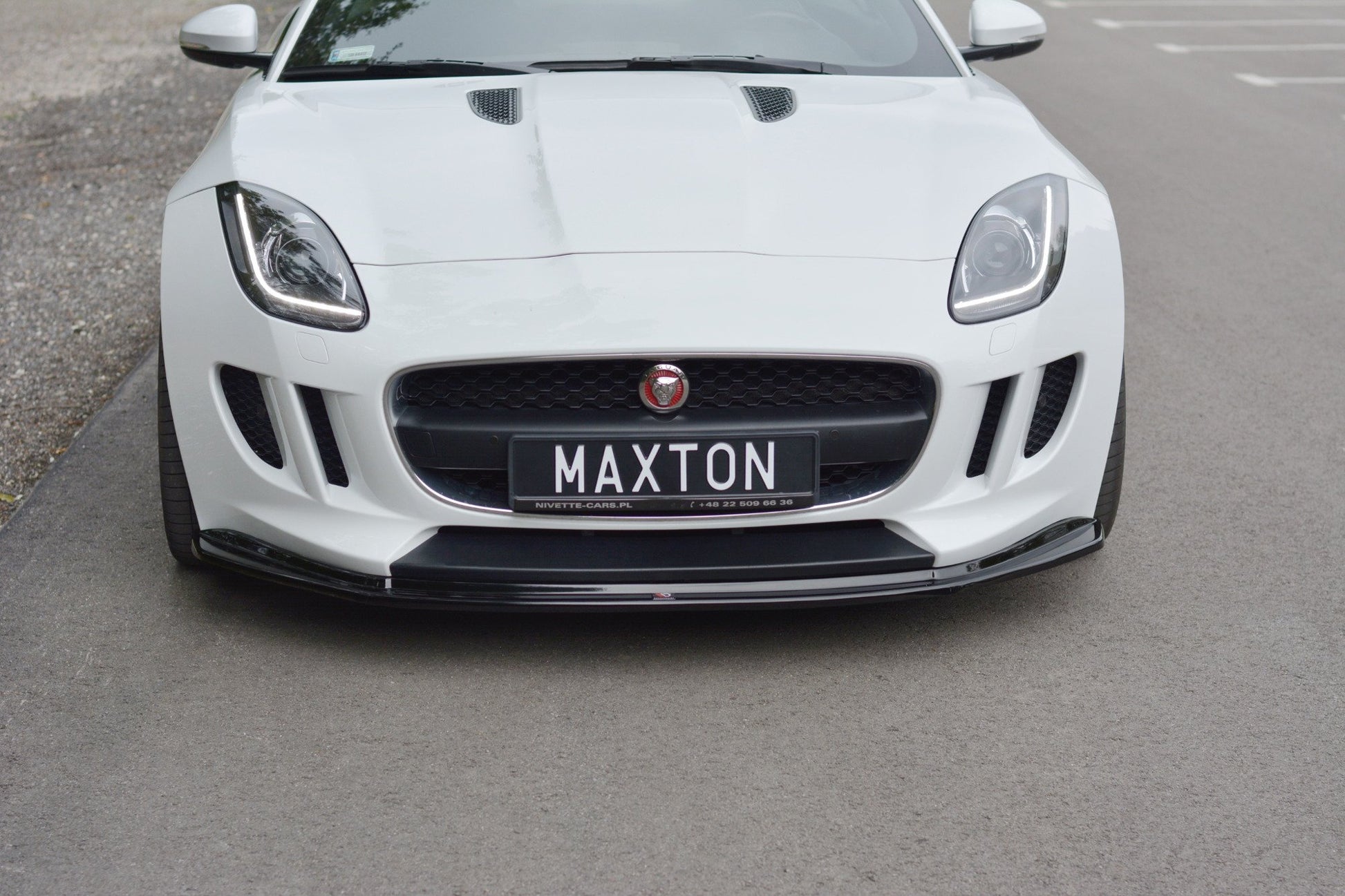 Front Ansatz V.1 für JAGUAR F-TYPE schwarz matt