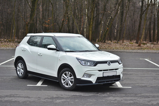 Front Ansatz V.1 für SSANGYONG TIVOLI schwarz matt