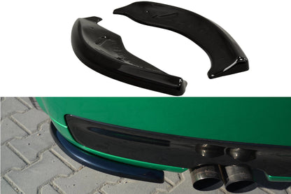 Heck Ansatz Flaps Diffusor für AUDI S3 8L Carbon Look