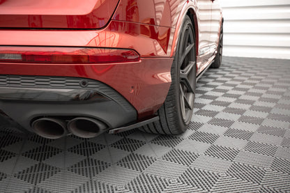 Heck Ansatz Flaps Diffusor für Audi SQ7 /Q7 S-Line Mk2 (4M) Facelift  schwarz matt