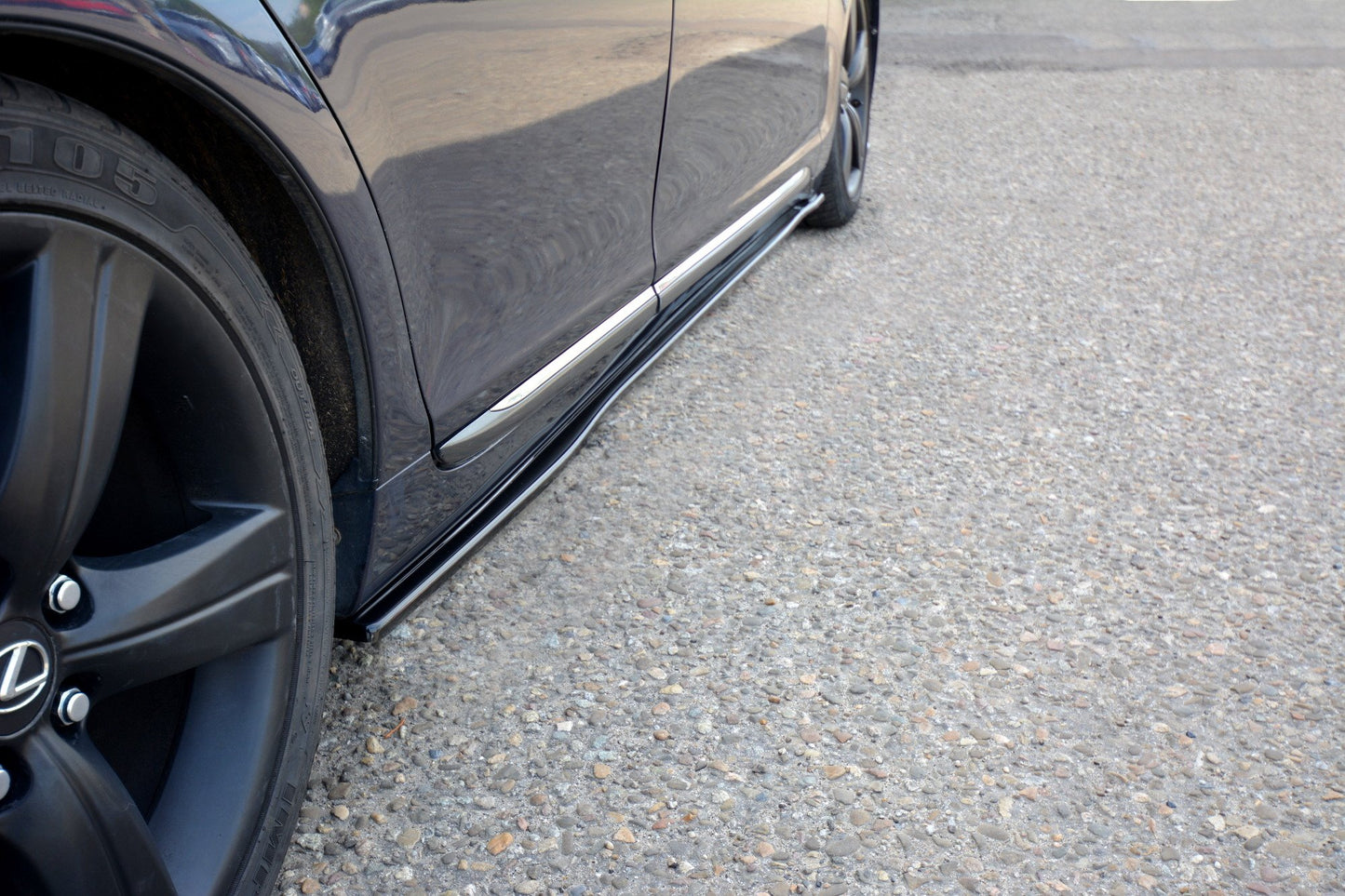 Seitenschweller Ansatz für LEXUS GS MK.3 schwarz matt