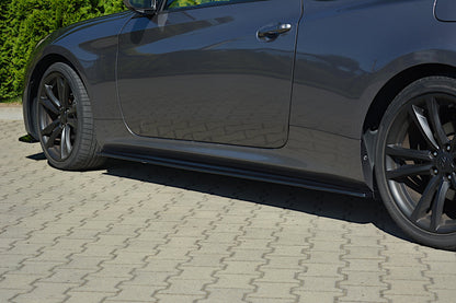 Seitenschweller Ansatz für HYUNDAI GENESIS COUPÉ MK.1 schwarz matt