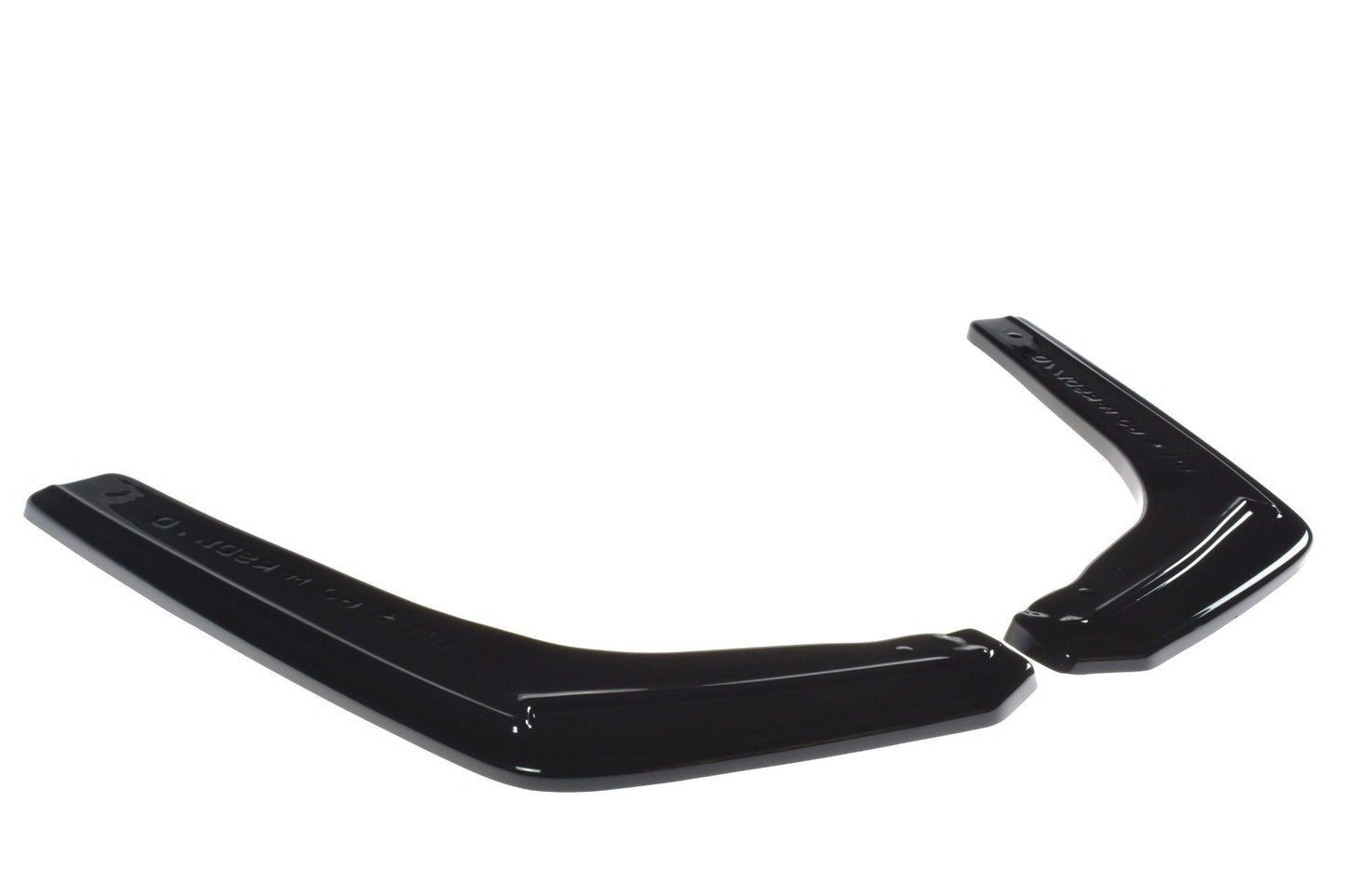 Heck Ansatz Flaps Diffusor V.1 für BMW M3 F80 schwarz Hochglanz