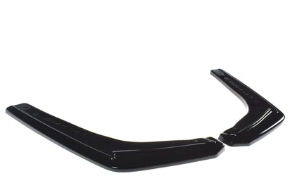 Heck Ansatz Flaps Diffusor V.1 für BMW M3 F80 schwarz Hochglanz
