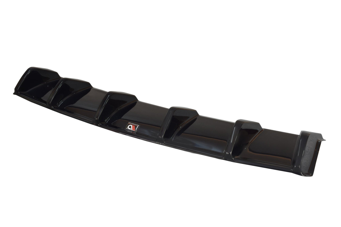 Diffusor Heck Ansatz für Audi RS5 F5 Coupe / Sportback schwarz Hochglanz
