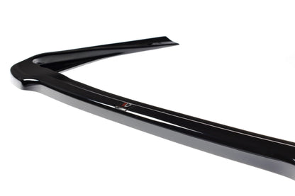 Mittlerer Diffusor Heck Ansatz für Mercedes S-KLASSE AMG-LINE W222 schwarz matt