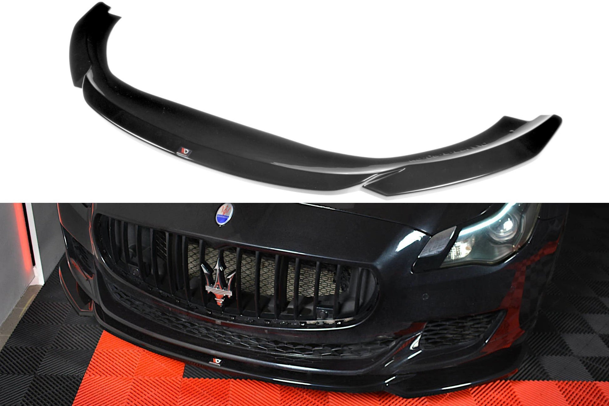 Front Ansatz für MASERATI QUATTROPORTE MK.6 vor Facelift Carbon Look