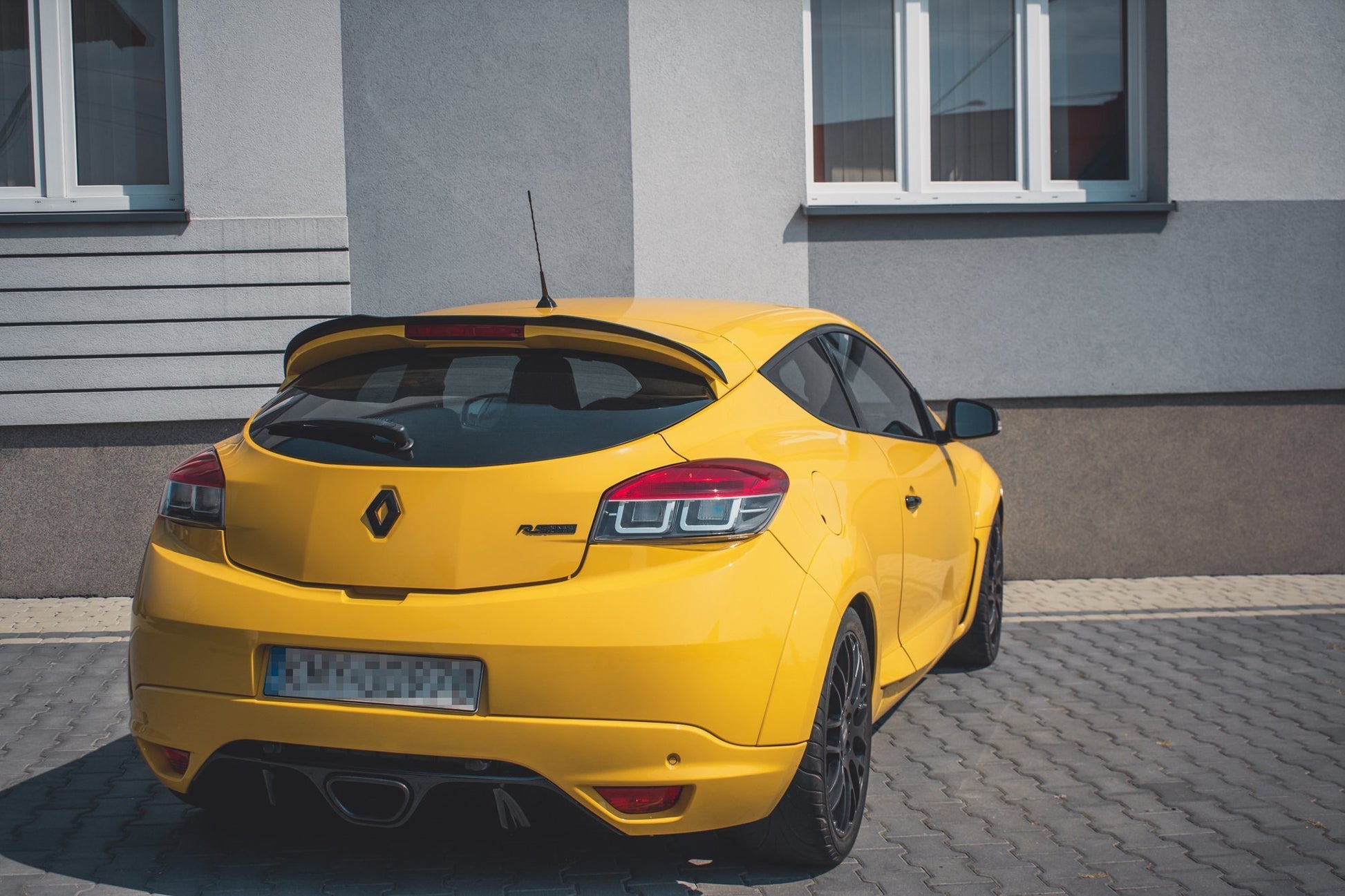 Spoiler CAP für Renault Megane 3 RS schwarz matt