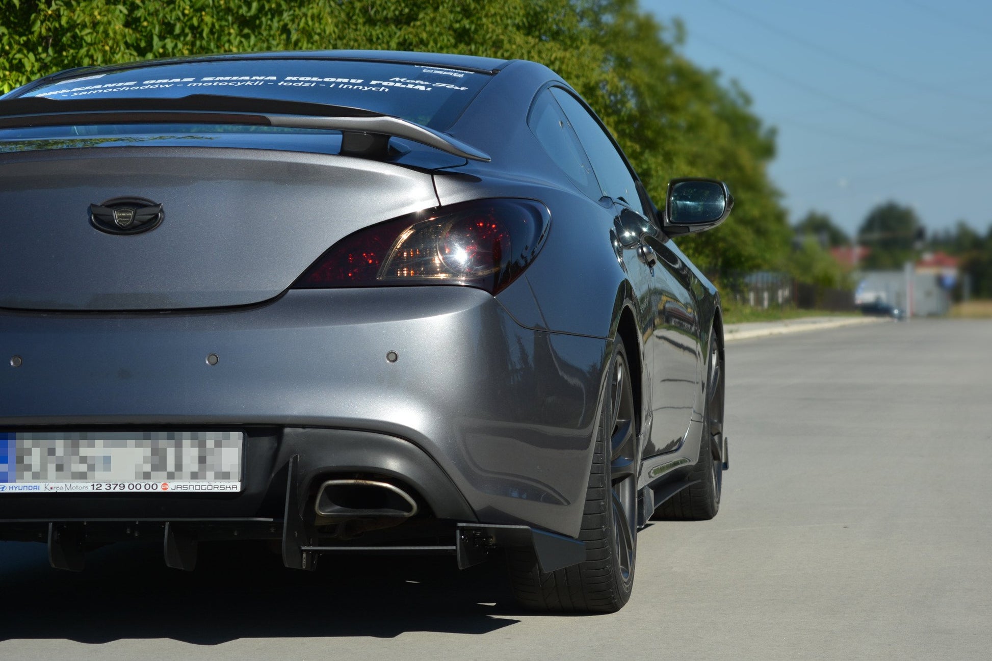 Spoiler CAP für HYUNDAI GENESIS COUPÉ MK.1 schwarz matt