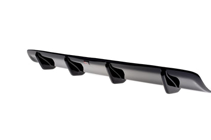 Diffusor Heck Ansatz für MASERATI QUATTROPORTE MK.6 vor Facelift Carbon Look