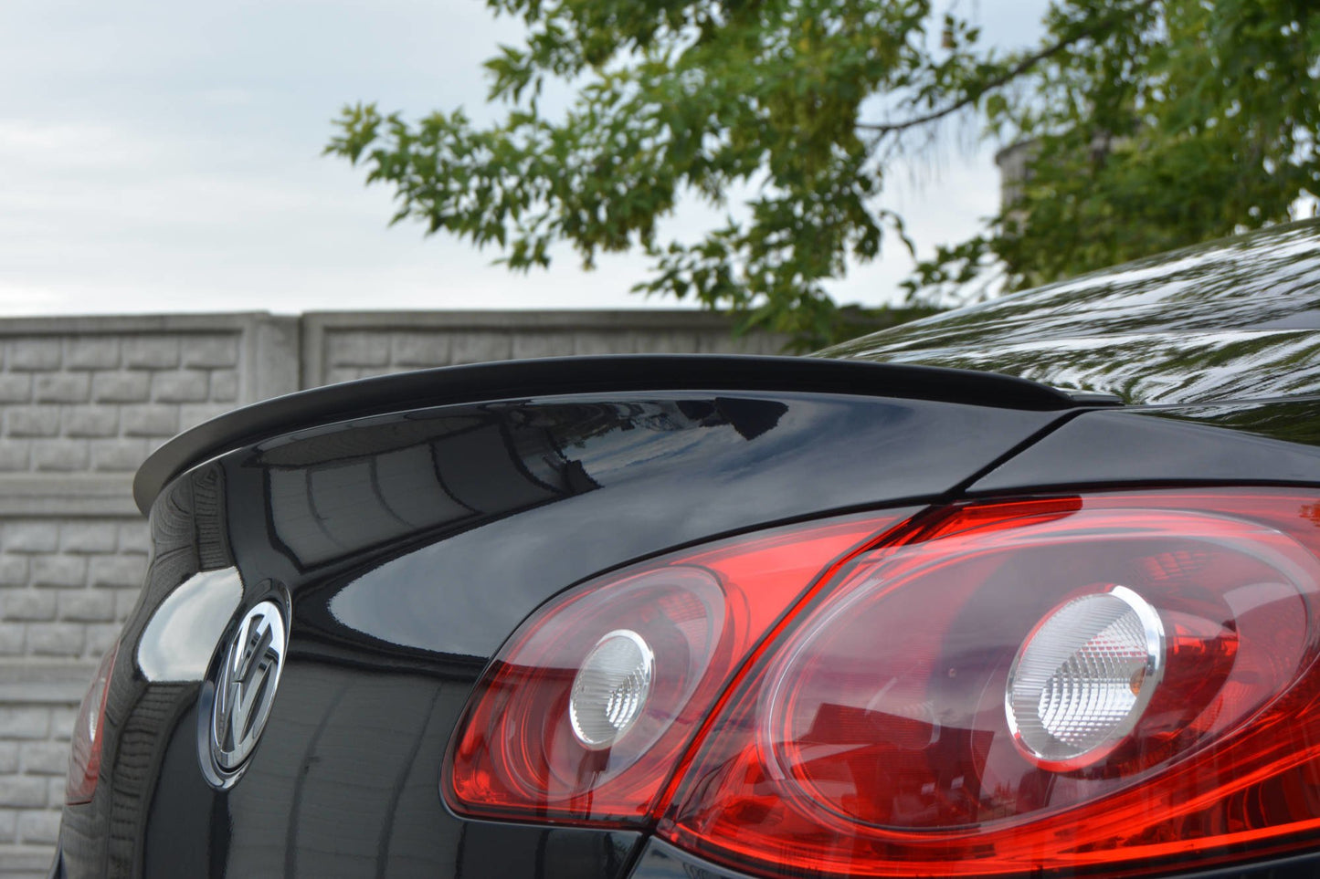 Spoiler CAP für VW Passat CC R36 RLINE Carbon Look
