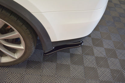 Heck Ansatz Flaps Diffusor V.1 für TESLA MODEL X  schwarz matt
